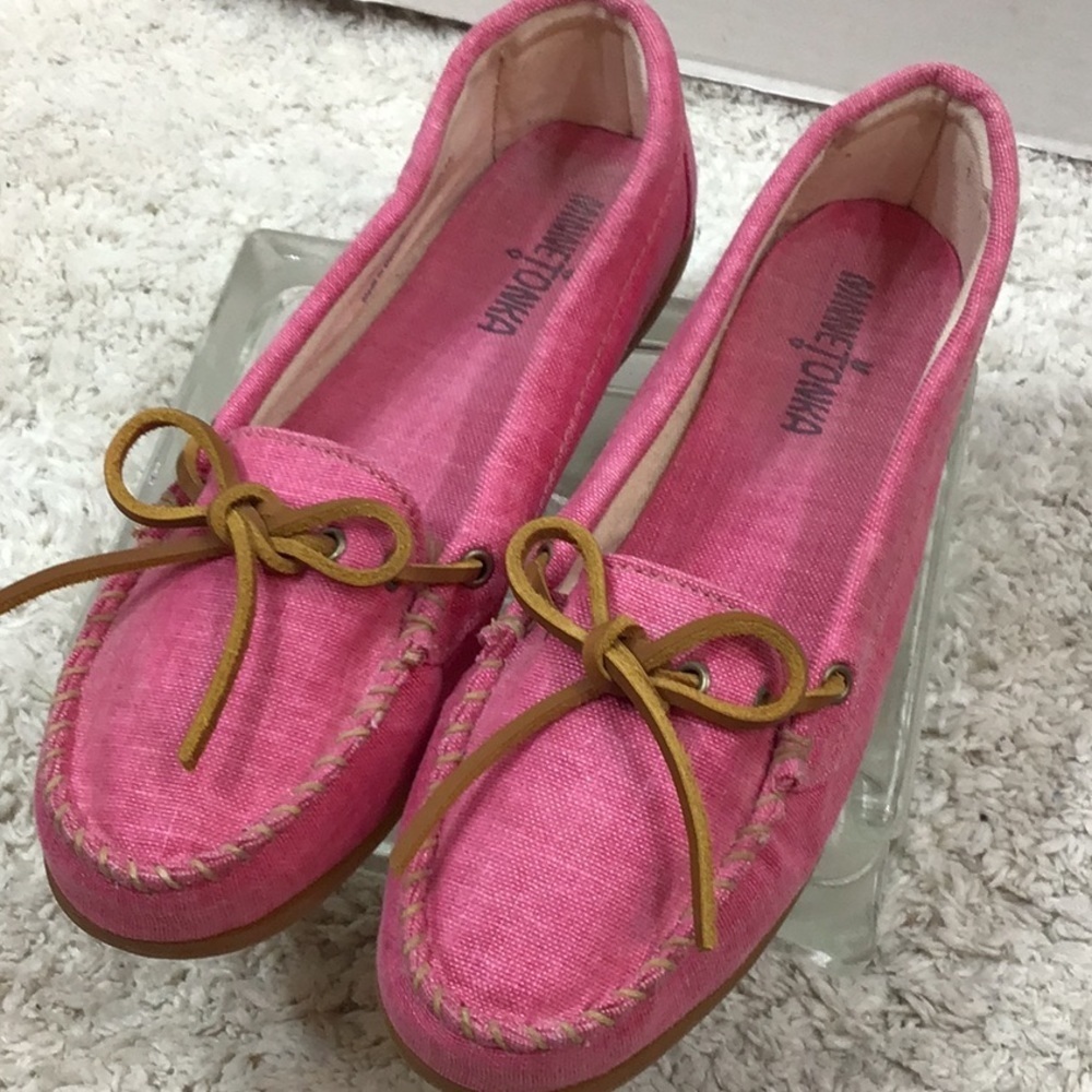 Minnetonka fabric loafers moccasins 8